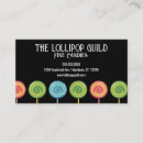 Search for lollipop business cards Cute