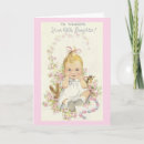 Search for vintage new baby congratulations cards Girl