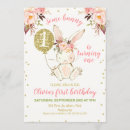 Search for pink and gold 1st birthday invitations Girls first birthday