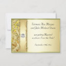 Search for baroque damask invitations Gold
