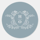 Search for vintage floral wedding stickers Botanical