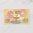Search for impressionism business cards Floral