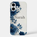 Search for blue peony iphone cases Elegant