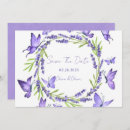 Search for wisteria wedding save the dates Lavender