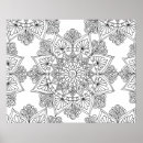 Search for black and white geometric pattern posters Floral