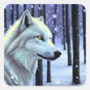 Search for snow wolf stickers Nature
