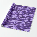 Search for purple camouflage wrapping paper Birthday