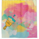 Search for paint splash shower curtains Painted