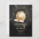 Search for black gold prom invitations High school prom