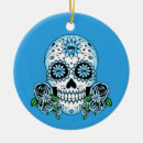 Search for day of the dead christmas tree decorations Sugar skull