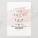 Search for watercolor wash wedding invitations Pink