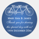 Search for bicycle thank you stickers Blue