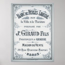 Search for perfume labels posters French