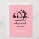 Search for hairstylist cards Funny