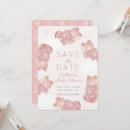 Search for bear save the dates Pink