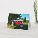 Search for red tractor cards Vintage