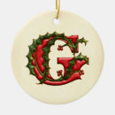Search for letter g christmas tree decorations Initial