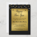 Search for newyear invitations Gold