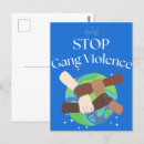 Search for violence postcards Peace