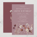 Search for mauve birthday invitations Blush
