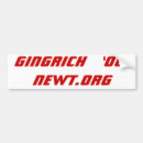 Search for gingrich bumper stickers Political
