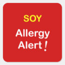 Search for soy allergy stickers Allergies