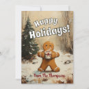 Search for hot cocoa cards Gingerbread man