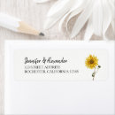Search for sunflower return address labels weddings Country