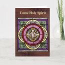 Search for holy spirit cards Stained glass