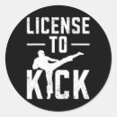 Search for funny karate stickers Tiger