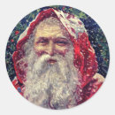 Search for victorian santa claus stickers Retro