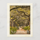 Search for savannah ga postcards Forsyth park