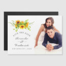 Search for sunflower save the date magnets Watercolor