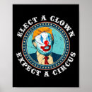 Search for funny clowns posters President