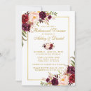 Search for marsala rehearsal dinner invitations Rustic