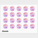 Search for round scrapbook stickers Rainbow