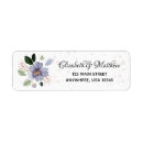 Search for purple floral wedding return address labels Garden