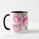 Search for watercolor peonies mugs Girly