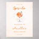 Search for tropical bridal shower welcome signs Love at first spritz