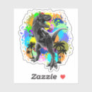 Search for dinosaur art stickers Trex