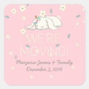 Search for bunny square stickers Whimsical
