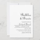 Search for bubbles and brew invitations Bride