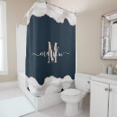 Search for rose gold on black shower curtains Chic
