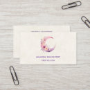 Search for crescent moon business cards Lunar