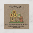 Search for fencing business cards Rustic