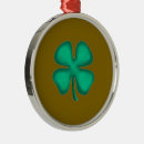 Search for luck christmas tree decorations Four leaf clover