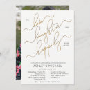 Search for gold white rehearsal dinner invitations Calligraphy
