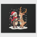 Search for alpaca christmas wrapping paper Kawaii
