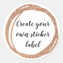 Search for diy wedding stickers Gold