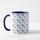 Search for evil eye symbol mugs Blue